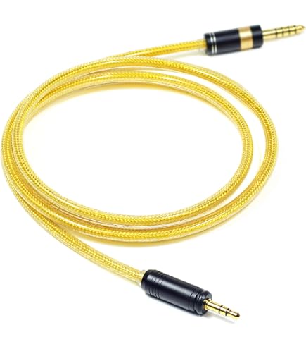 Amazon | SYRNARN 4.4mm バランスヘッドホンケーブル Focal Clear MG